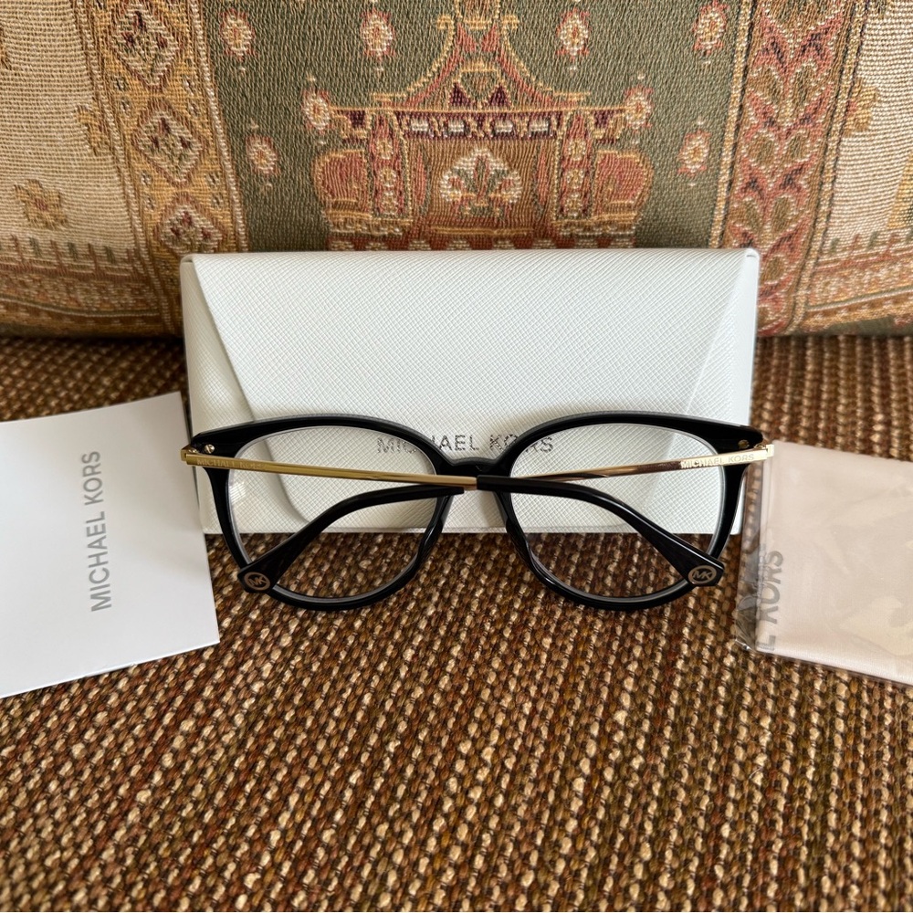 ✅Michael Kors - Westport Black Polished Eyeglasses MK4106U! - Picture 2 of 16